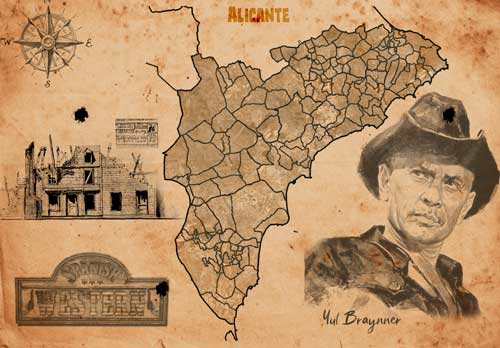 Fotografía de Alicante, localización de rodaje western