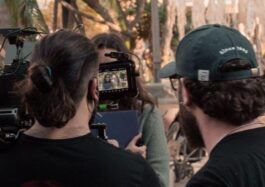 Imagen del rodaje del corto western Phil Weasley en Mini Hollywood, Tabernas