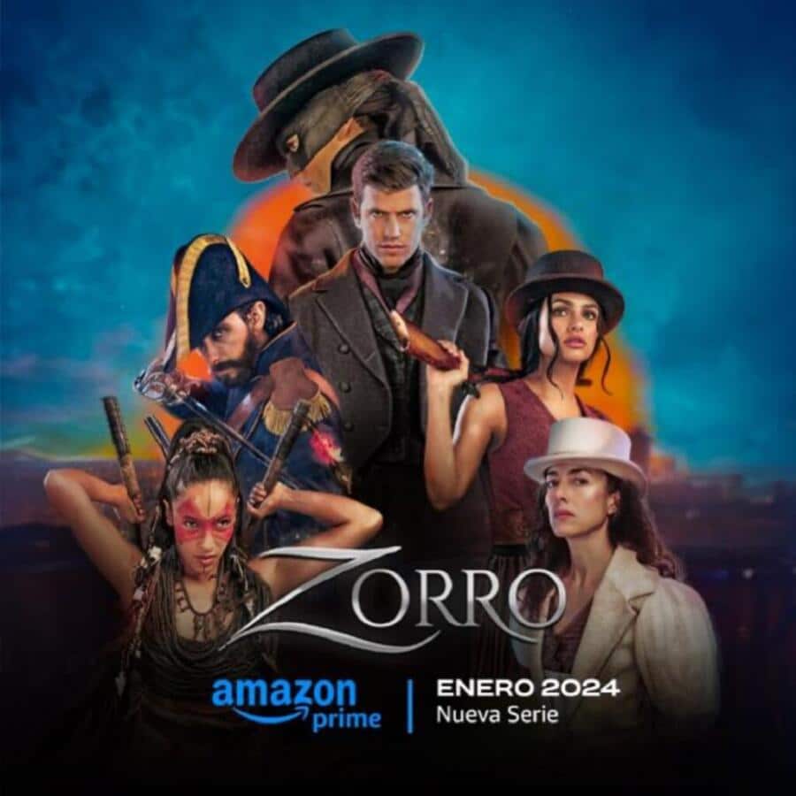 Sioux City Gran Canaria: el poblado del Oeste que sigue rodando desde 1972 2 Cartel de la serie El Zorro (2024), rodada en Sioux City Gran Canaria