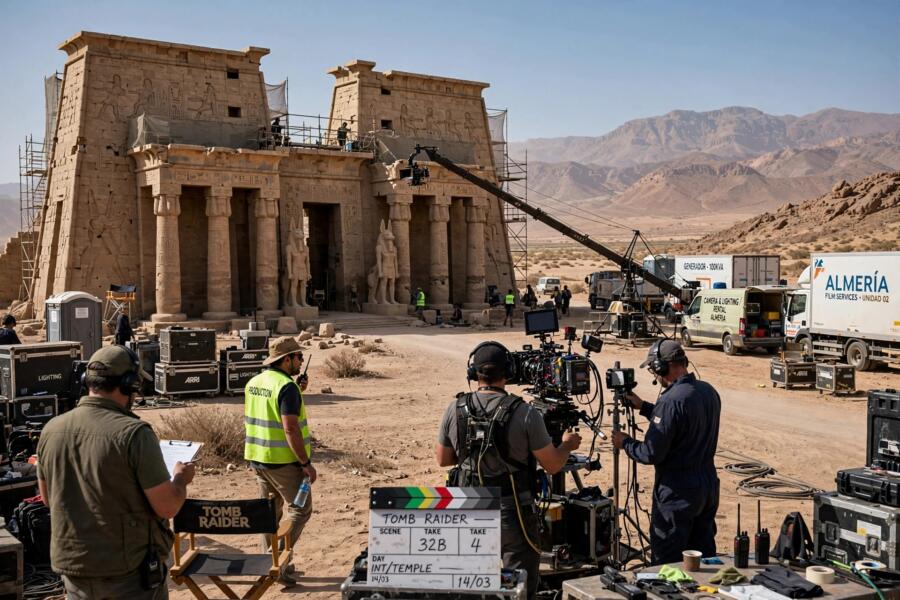 Tomb Raider en Almeria: decorado en el desierto de Tabernas