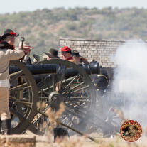 Fort Griffin Living History Days: el Salvaje Oeste revive en Texas con caballería, carromatos y camellos del Ejército 2 Recreadores historicos durante Fort Griffin Living History Days en Texas